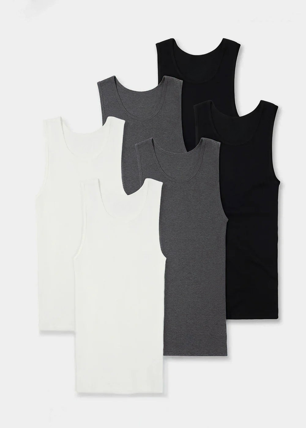 Premium Ultra-Soft Cotton Fitted Tank 3/6