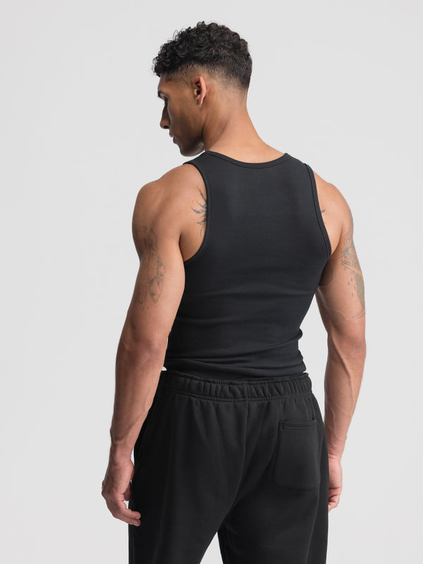 Premium Ultra-Soft Cotton Fitted Tank 3/6