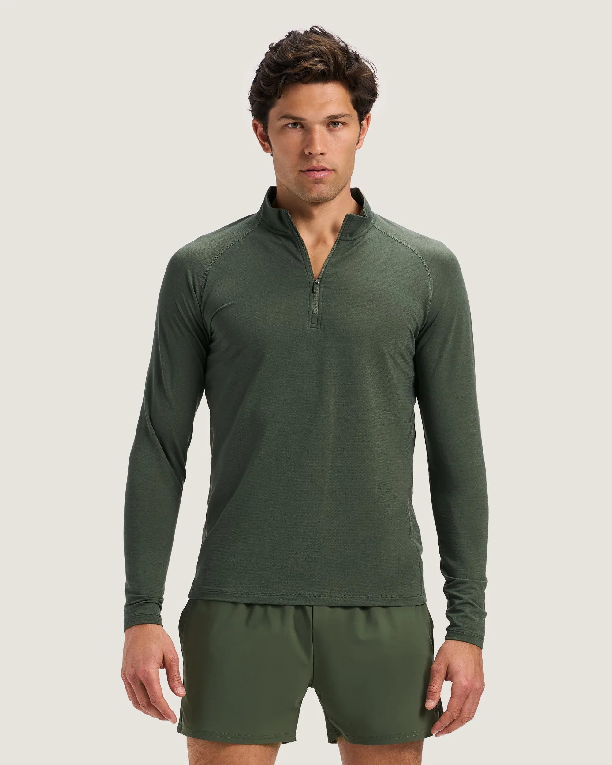 Performance Airknit Fitted Quarter Zip