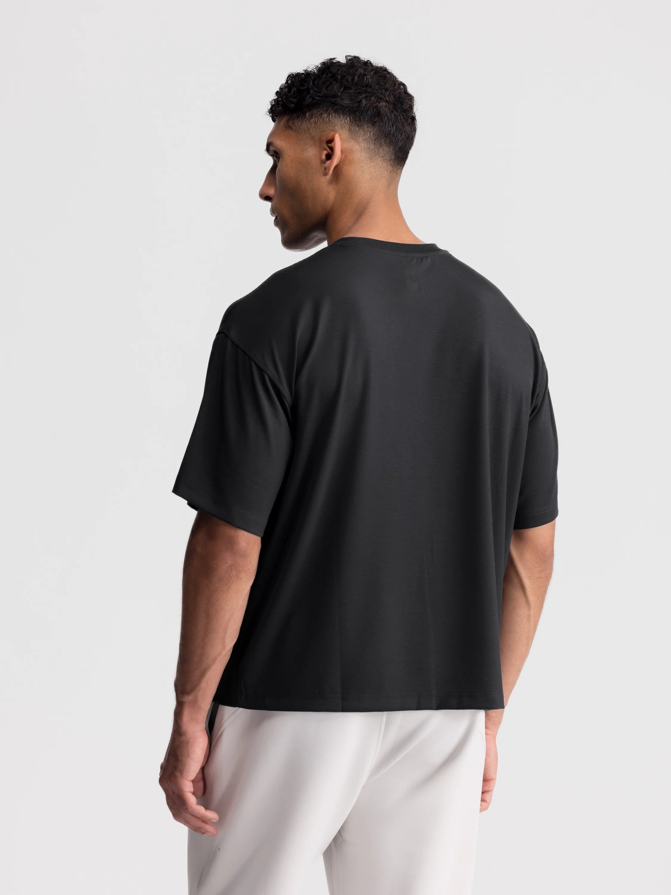 Cropped Oversized Athletic Tee (3-pack)
