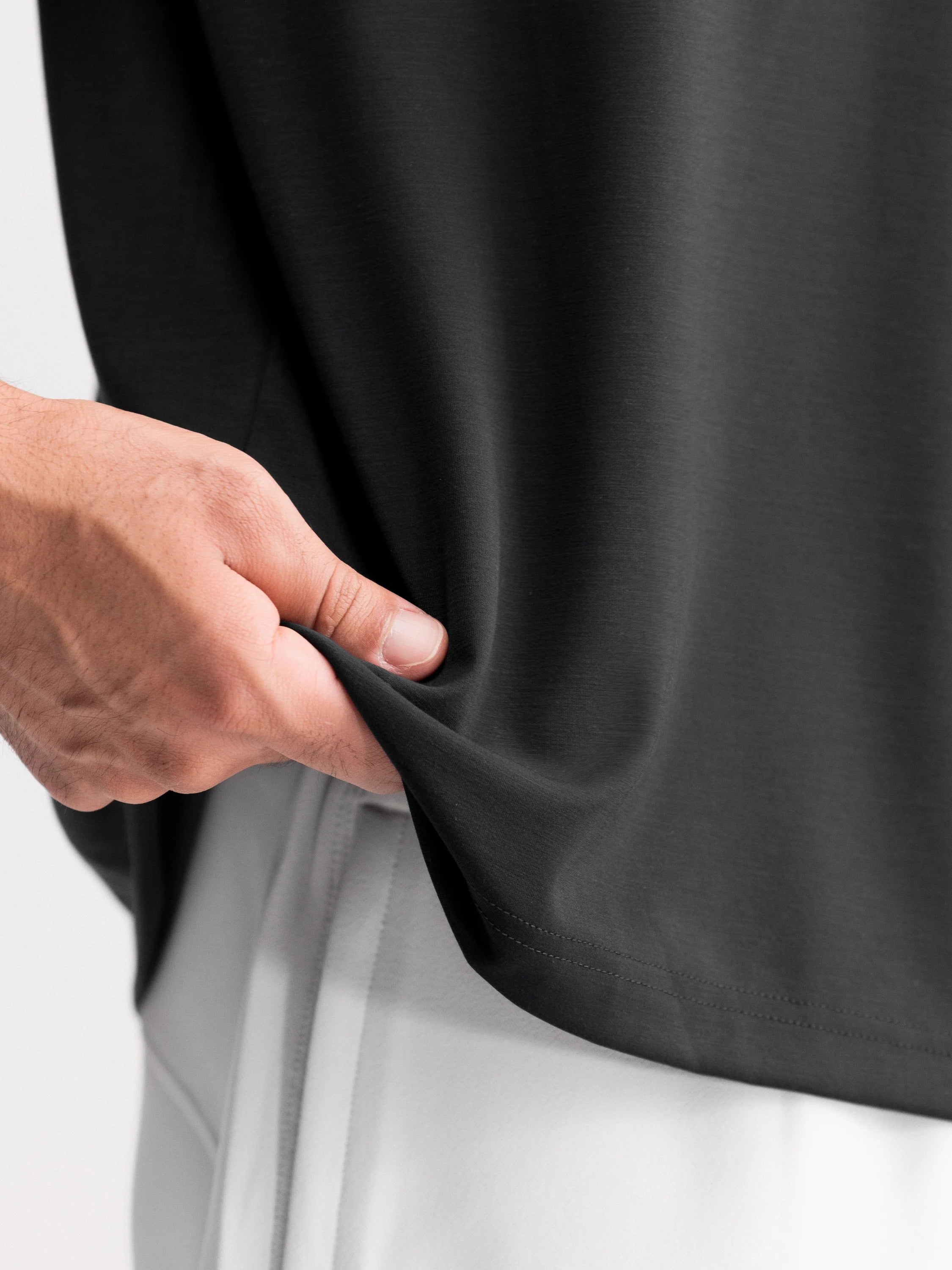 Cropped Oversized Athletic Tee