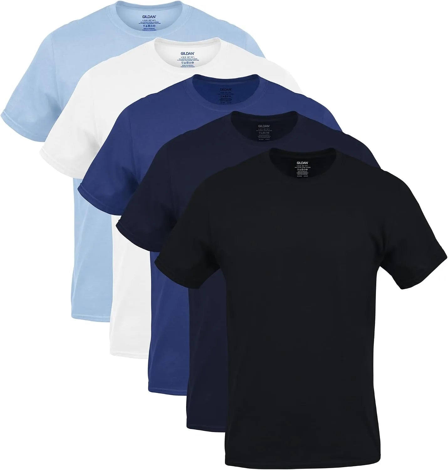 Men's Crew T-Shirts, Multipack, Style G1100 (5-pack)