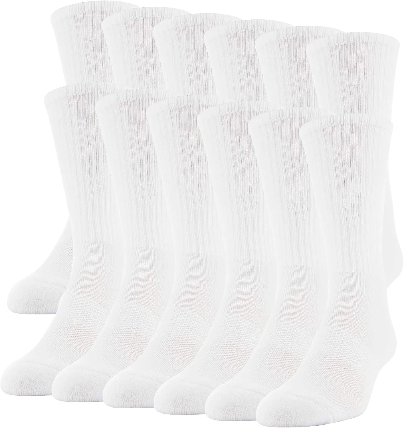 Men's Performance Crew Socks (12-pack)