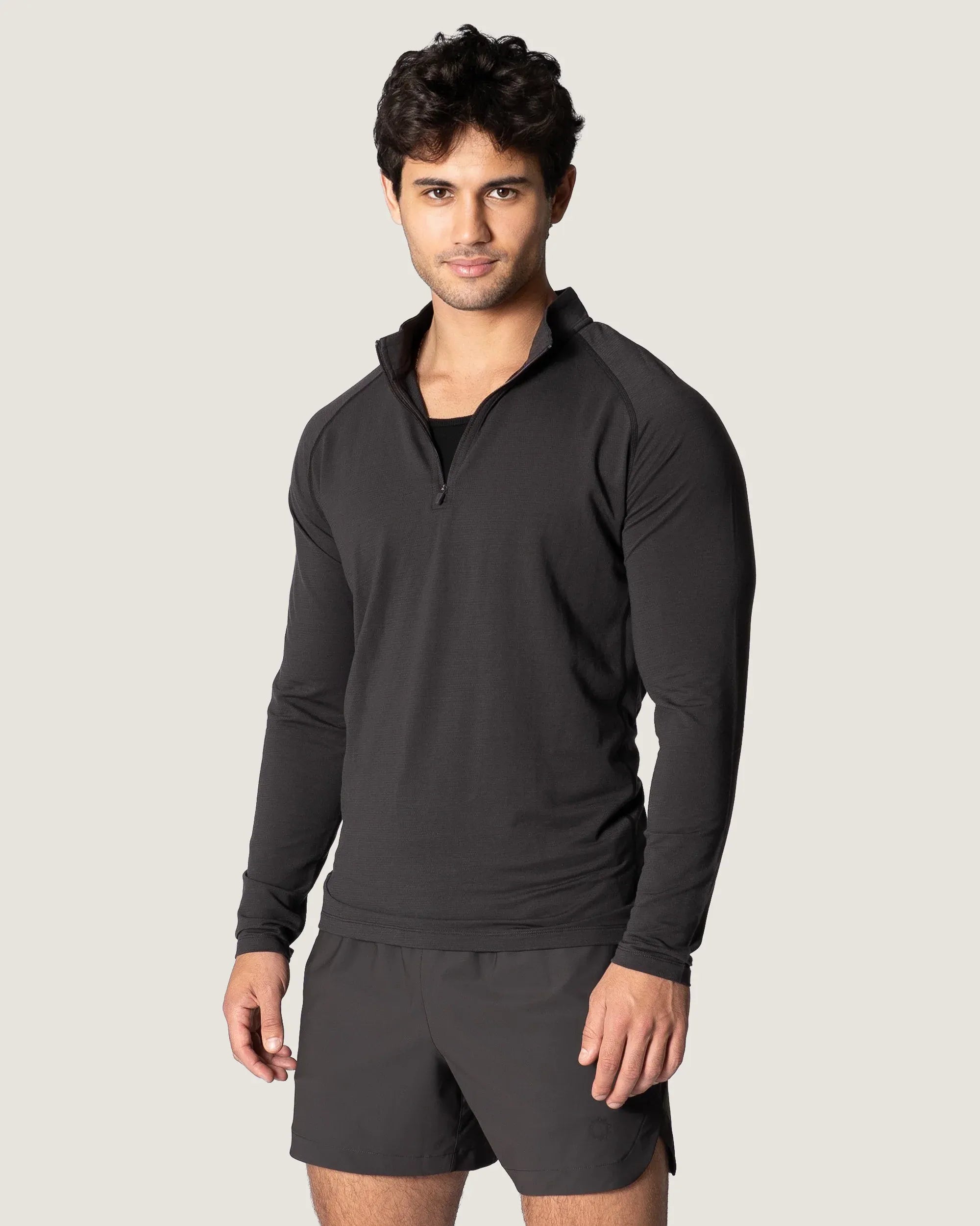 Performance Airknit Fitted Quarter Zip