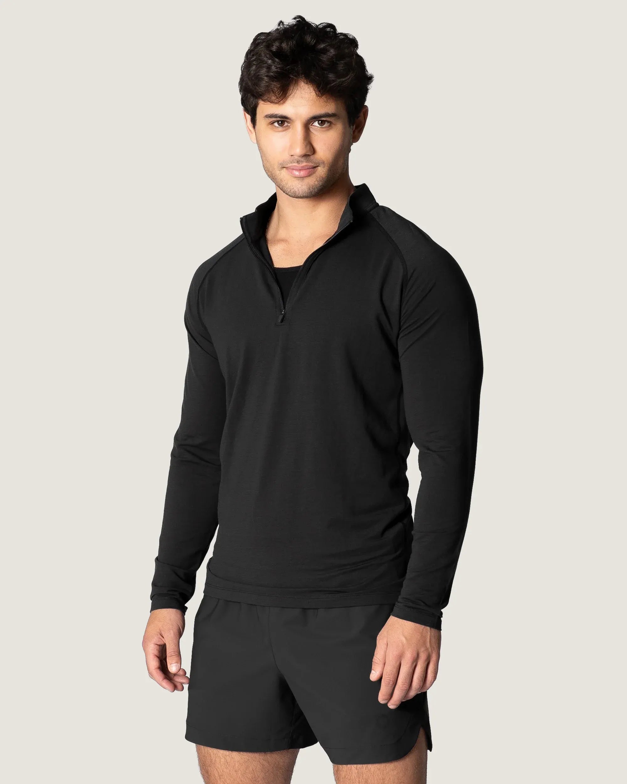Performance Airknit Fitted Quarter Zip