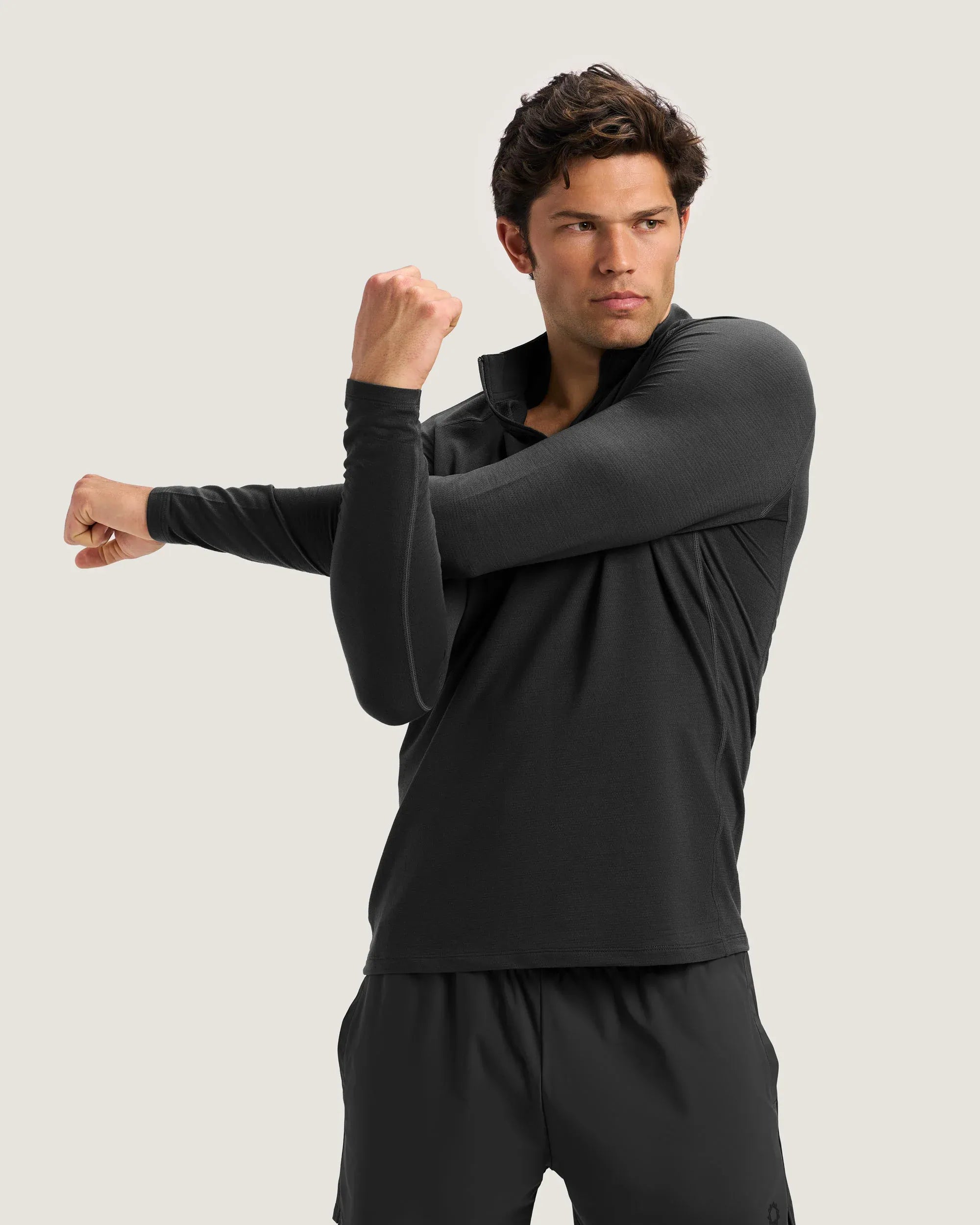 Performance Airknit Fitted Quarter Zip