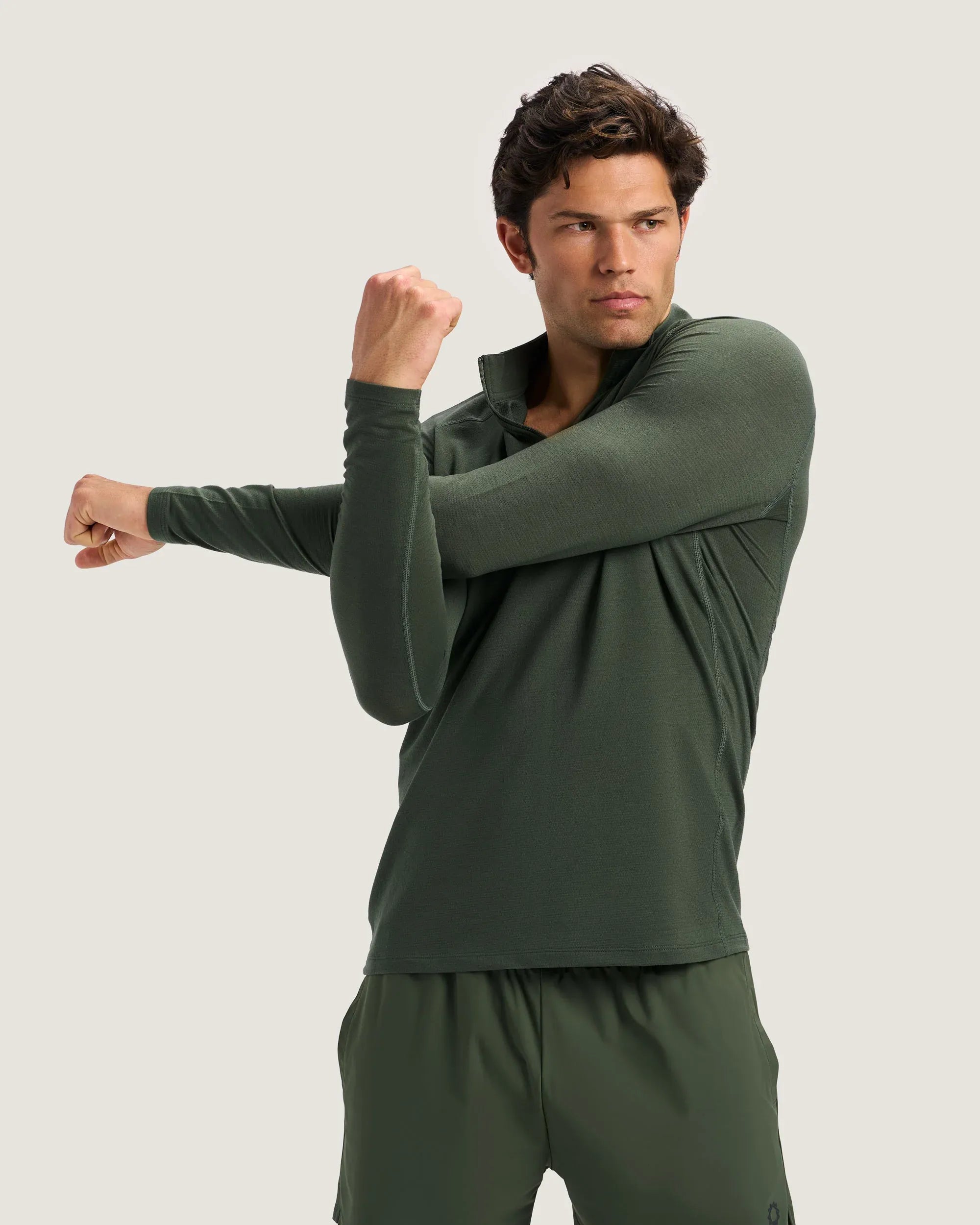 Performance Airknit Fitted Quarter Zip