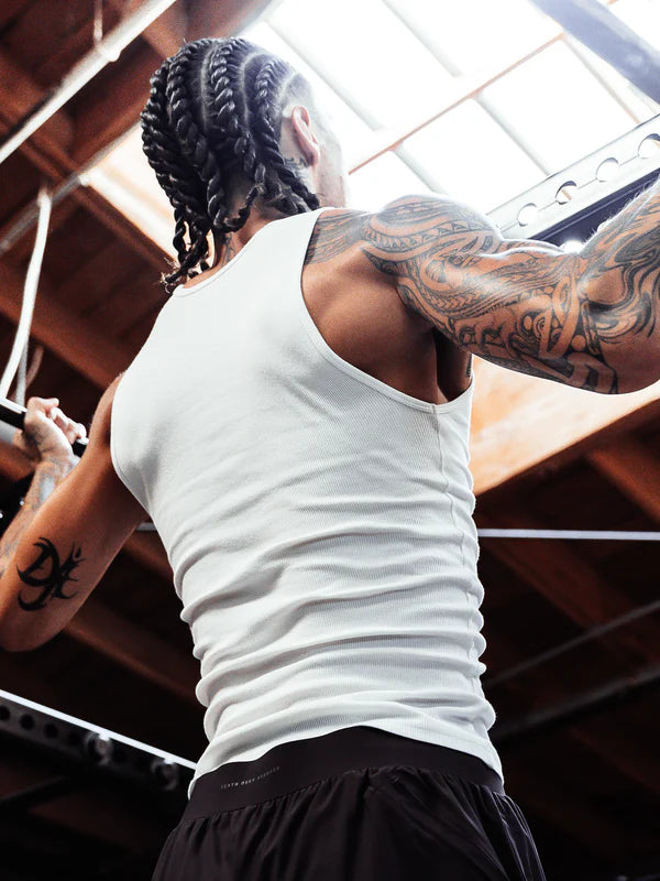 Premium Ultra-Soft Cotton Fitted Tank 3/6